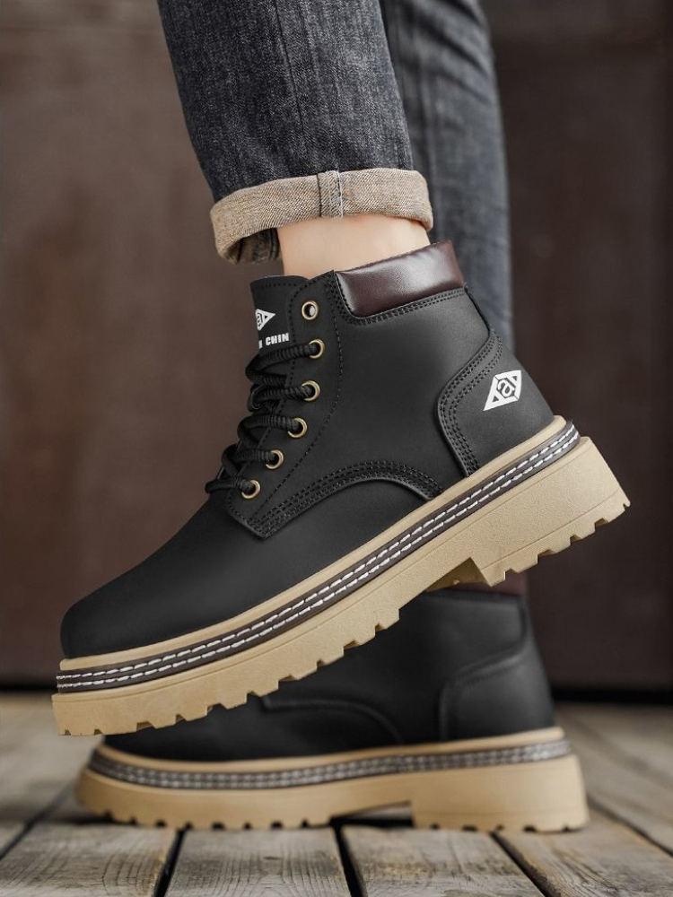 Waterproof Winter Boot - Men Work Boots High Top Waterproof