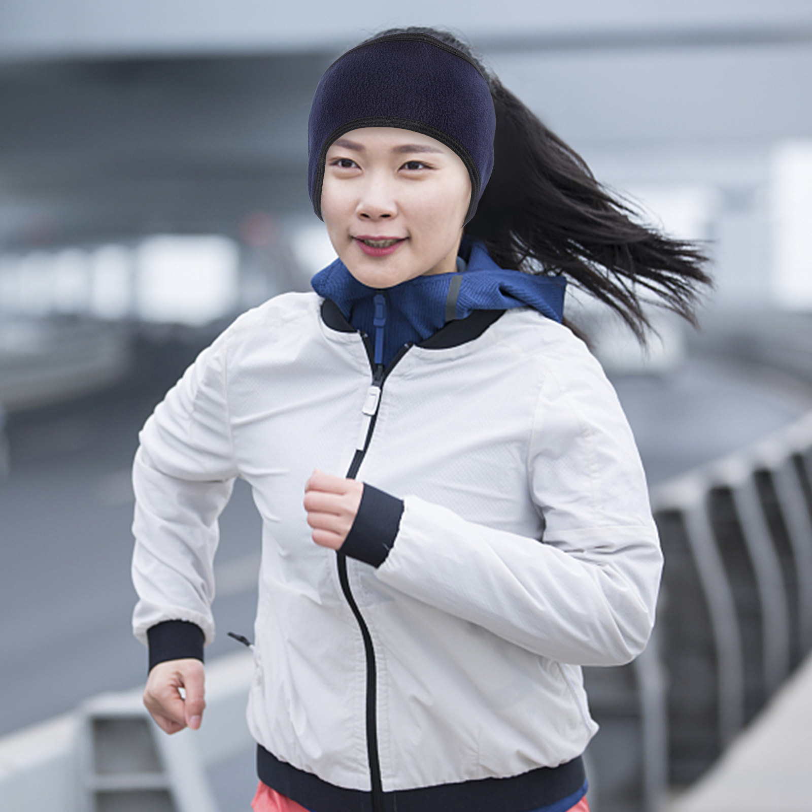 Outdoor Fleece Headband Ear Wa - Winter Headband Fleece ulasan dan harga