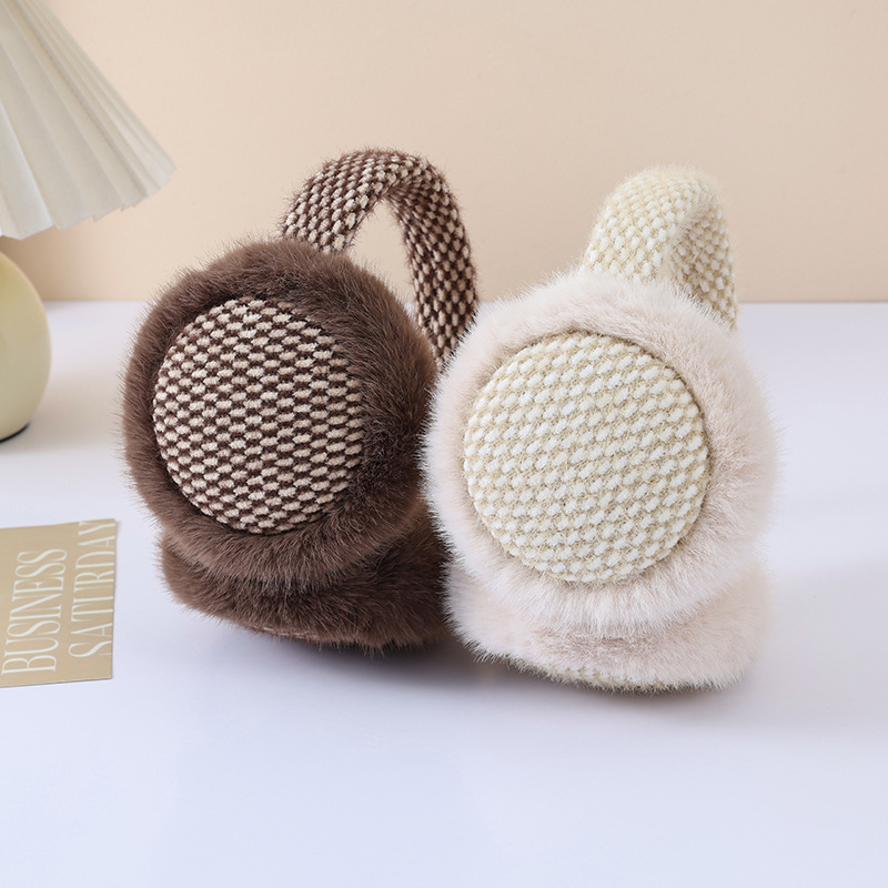 Knitted Plush Earmuffs for Wom - Earmuffs Foldable ulasan dan harga