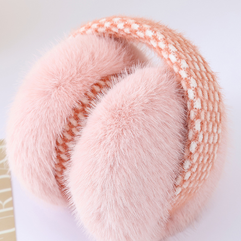 Knitted Plush Earmuffs for Wom - Earmuffs Foldable ulasan dan harga