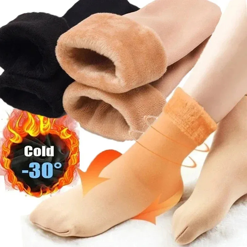 1/3/6Pairs Women'S Winter Ther - Thermal Sock Wool ulasan dan harga