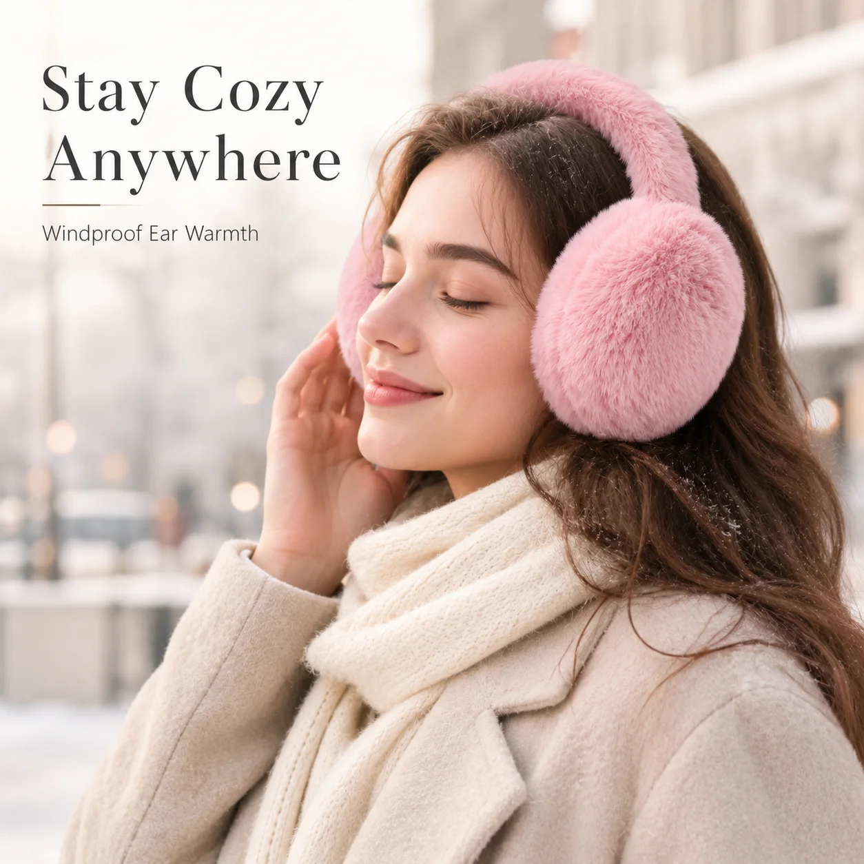 Super Warm Plush Earmuffs, Fol - Earmuffs Foldable ulasan dan harga