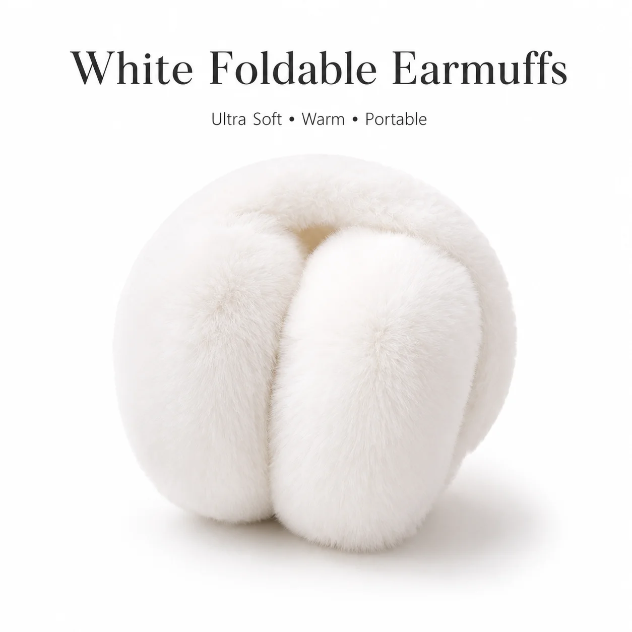 Super Warm Plush Earmuffs, Fol - Earmuffs Foldable ulasan dan harga