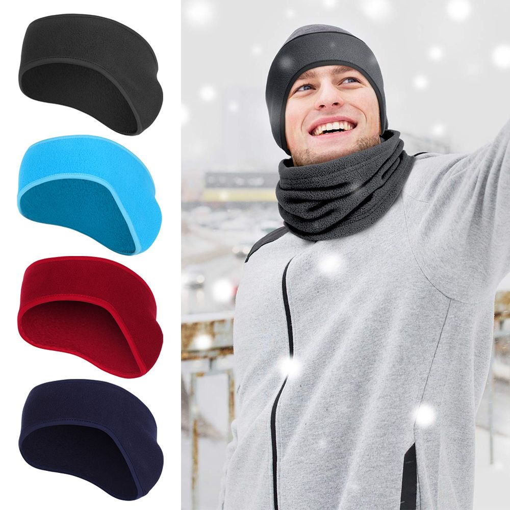 1Pcs Hair Bands Hair Sweat Fle - Winter Headband Fleece ulasan dan harga