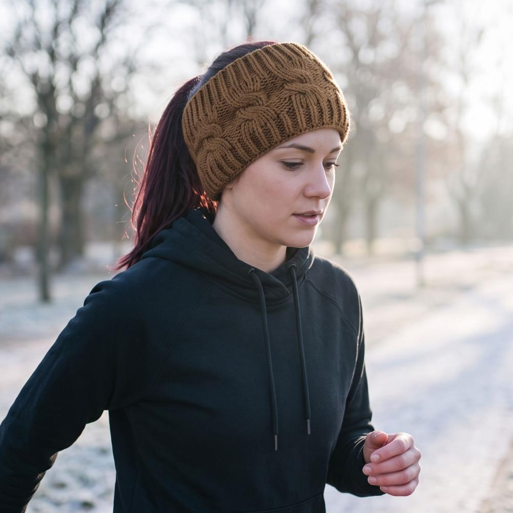 Winter Running Gear for Women  - Fleece Ear Warmer Band ulasan dan harga