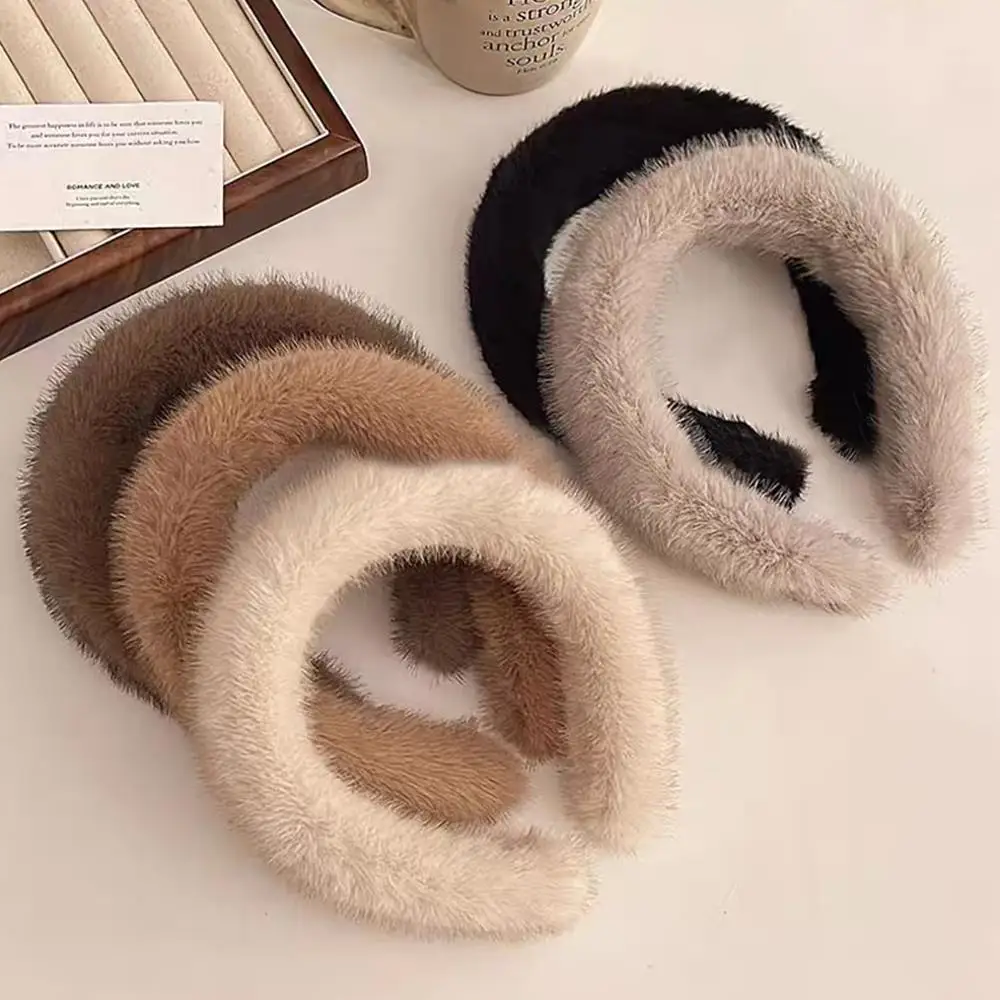 2025 Autumn Winter Mink Fur So - Winter Headband Fleece ulasan dan harga